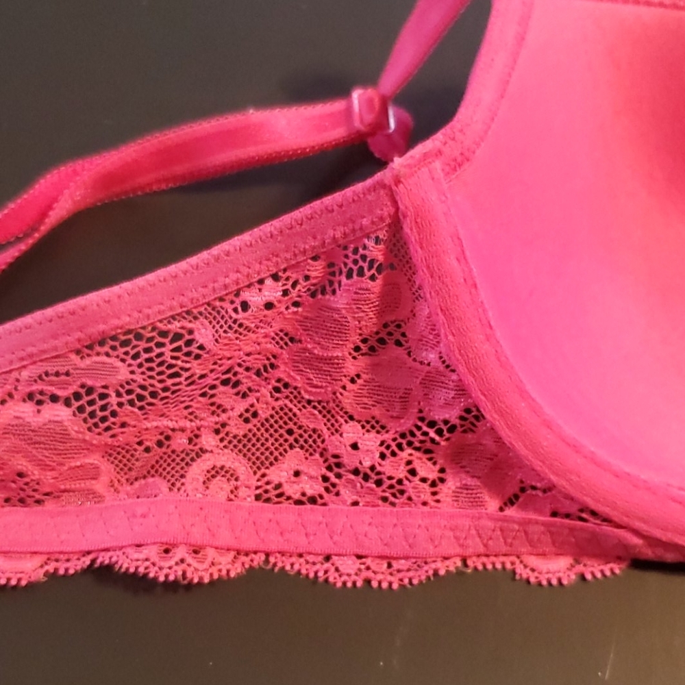 Hot pink Victoria's Secret Bra - Sz 34C - Picture 8 of 11